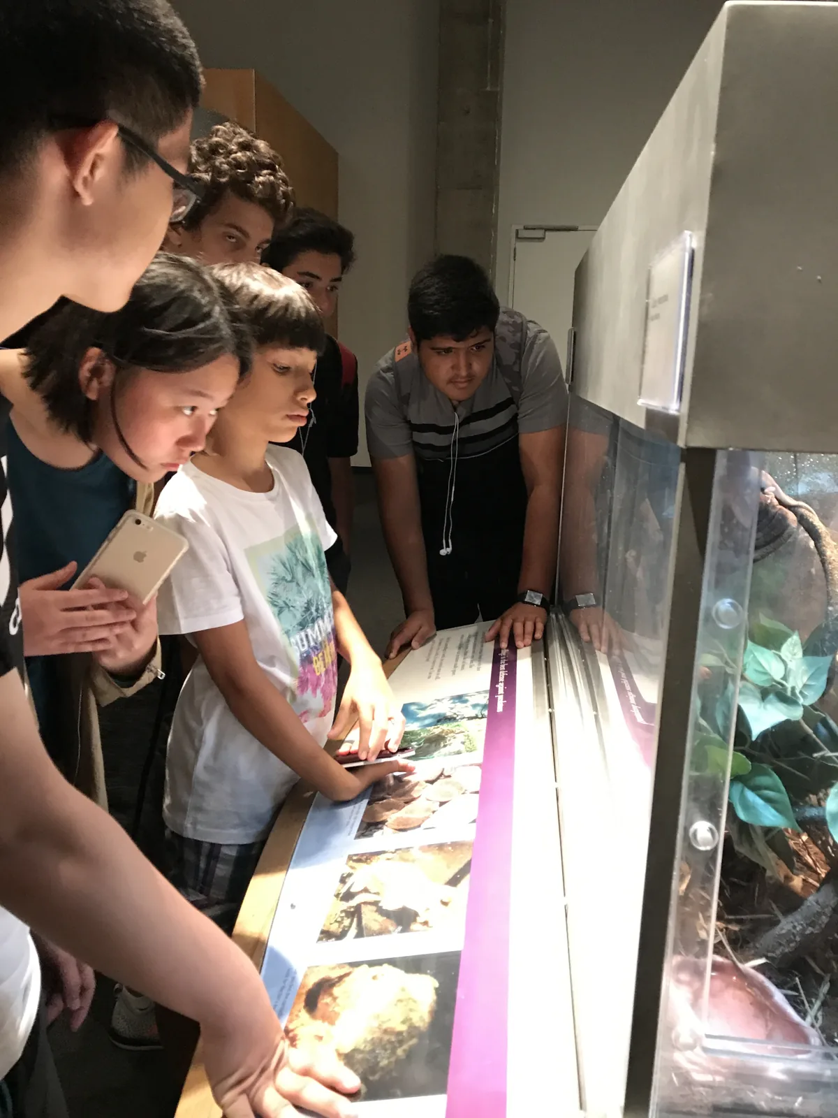 Students at the California Science Center
