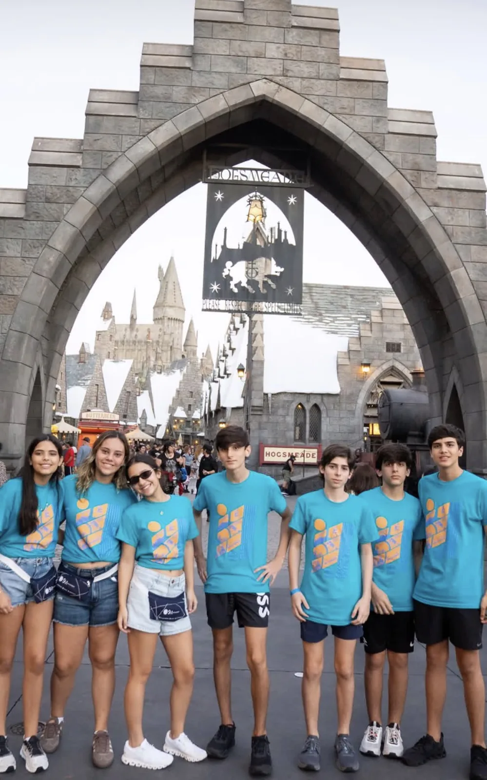 Students at Universal Studios' Wizarding World